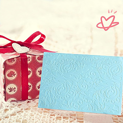 6 carpeta de relieve de plástico de 6 estilos&nbsp;DIY-SP0005-35
