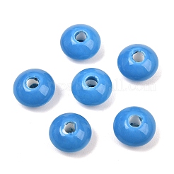 Manuell Porzellan Perlen&nbsp;PORC-Q173-15x10mm-06