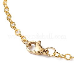 Colliers avec pendentif en forme de main de hamsa&nbsp;NJEW-JN04503-02