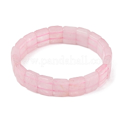 Bracelets extensibles unisexes en perles de quartz rose naturel&nbsp;G-K303-02L