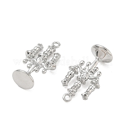 Messing micro pave klare zirkonia anhänger&nbsp;KK-K351-75P