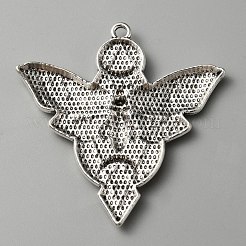 Aluminium Anhänger & Charms&nbsp;PALLOY-WH0105-27AS