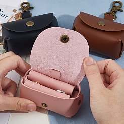 Geschenkboxen zur Ringaufbewahrung aus PU-Leder mit Eisenringen und Verschlüssen&nbsp;AJEW-WH0348-484C
