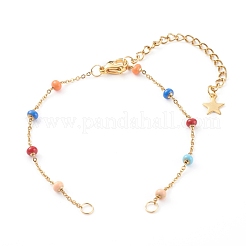 Set per la produzione di braccialetti a catena satellitare in acciaio inossidabile&nbsp;AJEW-JB00938