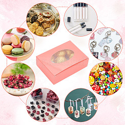 Rechteckige faltbare Geschenkboxen aus Papier&nbsp;CON-WH0094-46A-01