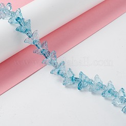 Transparent perles de verre brin&nbsp;GLAA-K002-02J