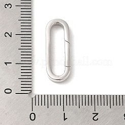 925 anello a molla in argento sterling placcato rodio&nbsp;FIND-Z008-02P
