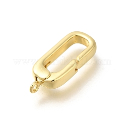 Gestellbeschichtung ovale Federtorringe aus Messing&nbsp;KK-Z086-53G-04