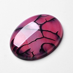 Natürliche Drachenvenen Achat Cabochons&nbsp;X-G-F296-03-30x40mm