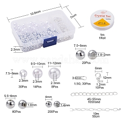 Kit de perles rondes 461 pièces pour la fabrication de bracelets de bricolage&nbsp;DIY-YW0004-45S