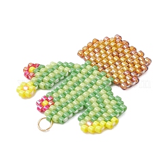Pendentifs cactus en perles de verre&nbsp;PALLOY-MZ00898-02