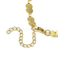 Ionenplattierung (IP) 304 Edelstahl Boston Link Kette Halsketten für Frauen&nbsp;NJEW-A021-02G