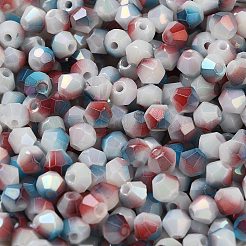 Perline di vetro con vernice da forno bicolore&nbsp;SEED-C004-03K