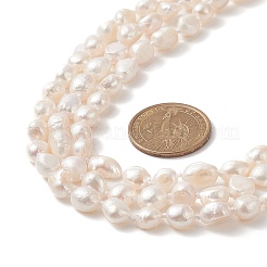 Collana da donna a 3 strato con perline di perle naturali&nbsp;NJEW-JN04217