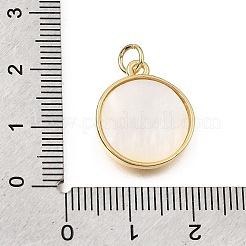 Anhänger aus Messing und natürlichen Muscheln&nbsp;SH-CBA7C77-04G