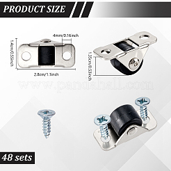 Ruedas fijas de metal&nbsp;FIND-WH0141-171
