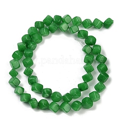 Hilos de cuentas de jade de Malasia teñidas de forma natural&nbsp;G-A257-A18-01