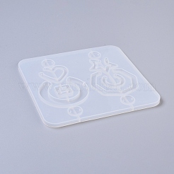 Boucle d'oreille moules en silicone pendentif&nbsp;DIY-L023-30