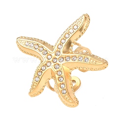 Strassringe aus Edelstahl 304 für Damen&nbsp;RJEW-D355-02G