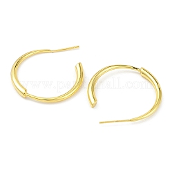 Aretes de latón chapado en rack para mujer&nbsp;EJEW-K245-12G