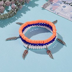 3pcs 3 Arten Stretch-Armbänder Sets&nbsp;LS-BJEW-JB05899