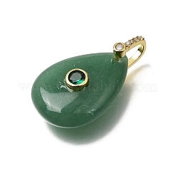 Pendentifs en aventurine vert naturel&nbsp;GG-CBA7610-07G-07