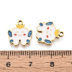 304 Edelstahl-Emaille-Anhänger&nbsp;STAS-T074-05G