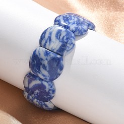 Bracelets extensibles en perles de verre faites à la main pour hommes et femmes&nbsp;BJEW-G738-01B-13