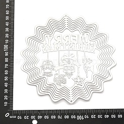 Wort frohe Weihnachten 201 Edelstahl-Anschluss Charms/Verbinder&nbsp;STAS-D386-04B-P