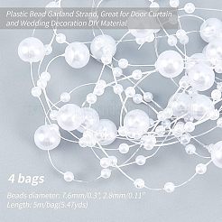 Guirlande de perles en plastique&nbsp;KY-WH0030-39C