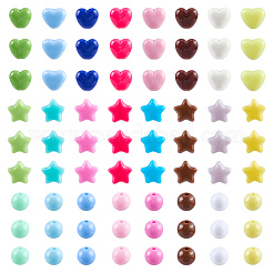 720pcs 24 Farben undurchsichtige Acrylperlen&nbsp;MACR-PA0001-39