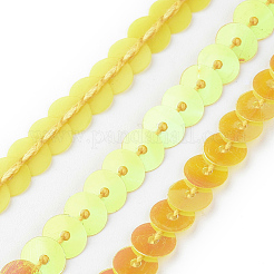 Perle di paillette in plastica ecologica&nbsp;PVC-Q092-6mm-P91