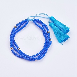 Glas Multi-Strang-Armbänder&nbsp;BJEW-I237-01