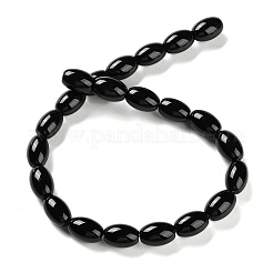 Brins de perles d'agate onyx noir naturel&nbsp;G-NH0019-C05-13