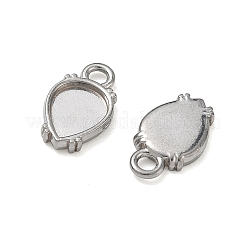 Pendentifs cabochons en acier inoxydable 304&nbsp;SA-CBAE5AC-06P