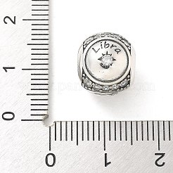 Perles européennes en zircone cubique transparente en laiton&nbsp;FIND-M049-01AS-12