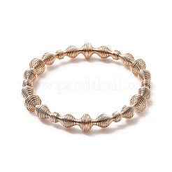 Braccialetto con perline a spirale in acciaio inossidabile 304&nbsp;BJEW-P283-17M