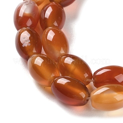 Fili di perline agata rosso naturale&nbsp;G-I369-B11-01