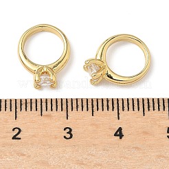 Charms in ottone zirconi a pavé di ottone&nbsp;KK-Q068-26G