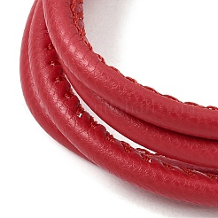 Herstellung von Armbändern aus Mikrofaser-Lederkordel mit mehreren Strängen&nbsp;FB-CBA983F-01G-11