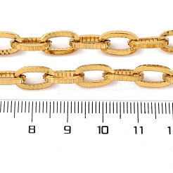 Collane a catena con cavo testurizzato in acciaio inossidabile 304&nbsp;NJEW-Q013-01G
