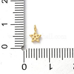 Breloques en laiton avec zircone cubique de micro pave&nbsp;LS-KK-S513-09B-G