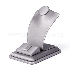 Trifoglio in legno con espositori per collane in pelle pu&nbsp;ODIS-F005-01C