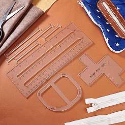 Benutzerdefinierte Acryl-Vorlagen-Lineale&nbsp;DIY-PH0023-94