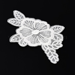 Stoffa ricamata in organza cucita sulle toppe&nbsp;PATC-WH20001-05
