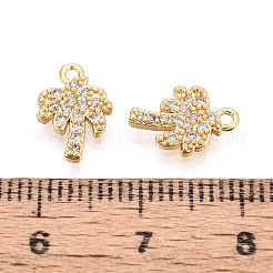 Pendentifs en laiton zircon cubique transparent&nbsp;KK-T077-51G