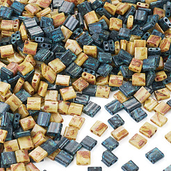 Perline di vetro per pittura da forno a 2 fori&nbsp;SEED-TA0001-70