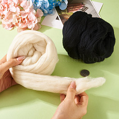 100 g 2 Farben Wollroving&nbsp;DIY-BG0001-68A