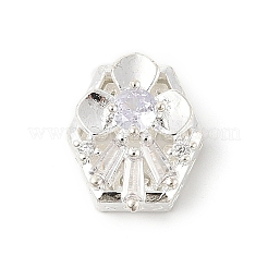 Perles de zircone cubique micro pave en Laiton&nbsp;KK-K297-28S