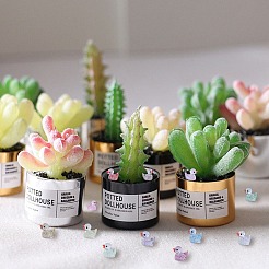 120 Stück 12 Farben Mini-Harz-Pailletten Ente Home Display-Dekorationen&nbsp;RESI-SZ0003-32
